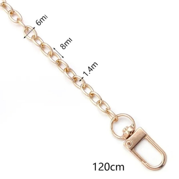 Crossbody Purse chains or replacement straps! 47" NWT - Picture 3 of 3